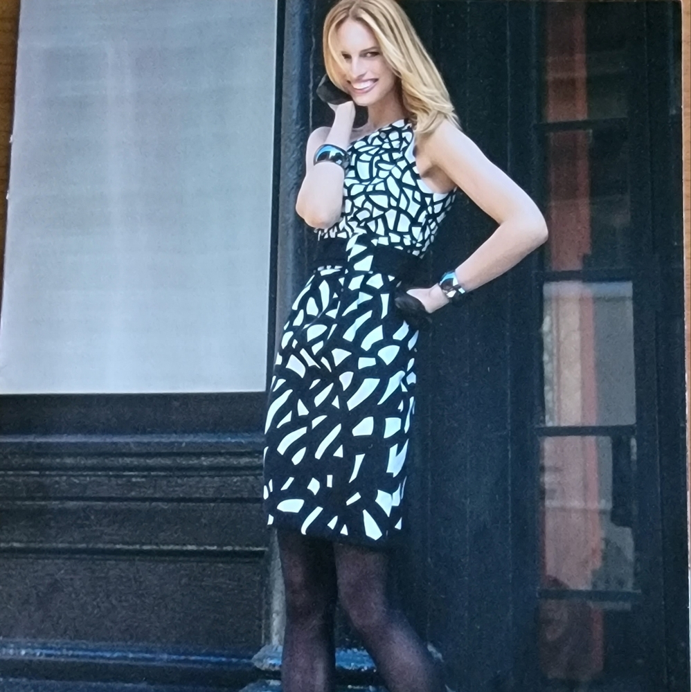 Etcetera one shoulder silk dress